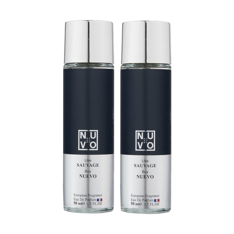 ادو پرفیوم مردانه نوئوو مدل Sauvage حجم 50 میلی لیتر بسته 2 عددی