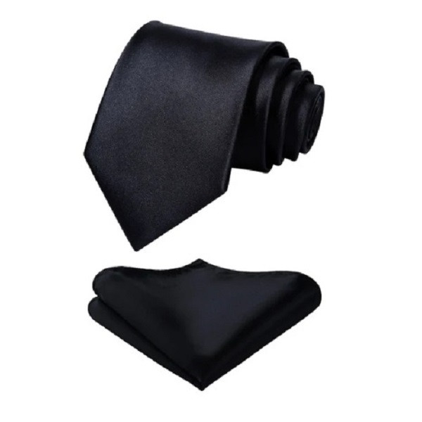 ست کراوات و دستمال جیب مردانه مدل TVF کد 17
