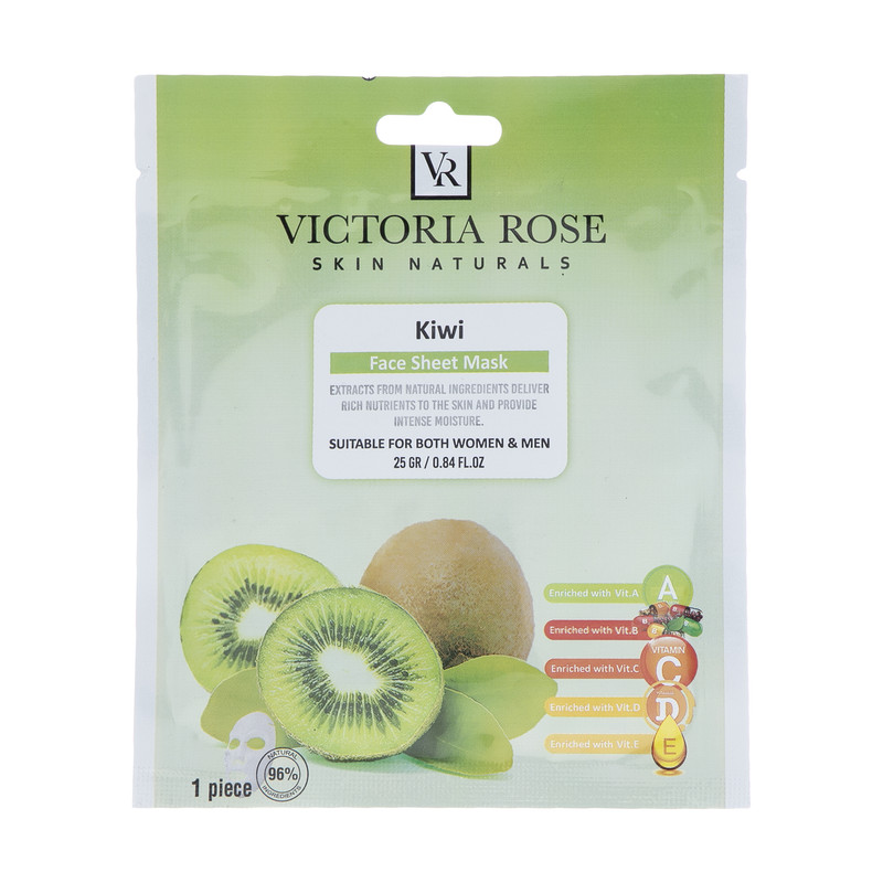 ماسک صورت ویکتوریا رز مدل Kiwi حجم 25 میلی لیتر