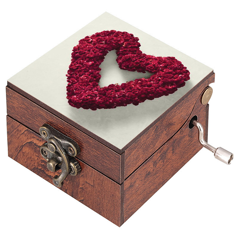 خرید و قیمت جعبه موزیکال مدل قلب کد N81