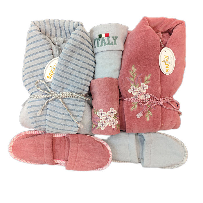 سرویس حوله پالتویی 6 تکه سارو مدل 101Diana0