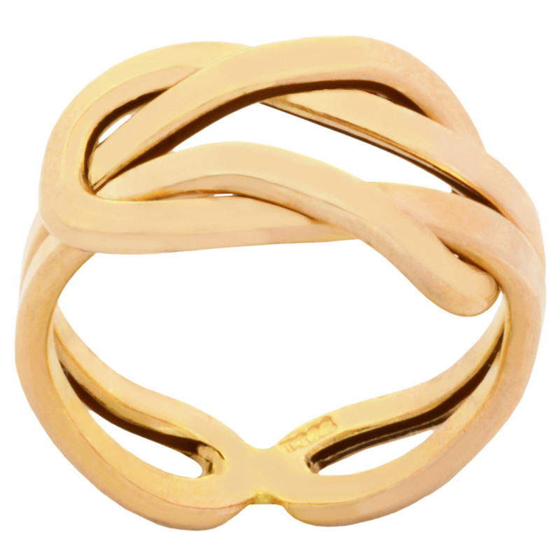 انگشتر طلا 18 عیار زنانه طلای مستجابی مدل بی نهایت T2364 کد 52