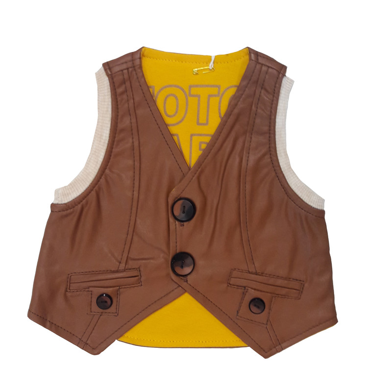 خرید و قیمت جلیقه پسرانه مدل JL-leather