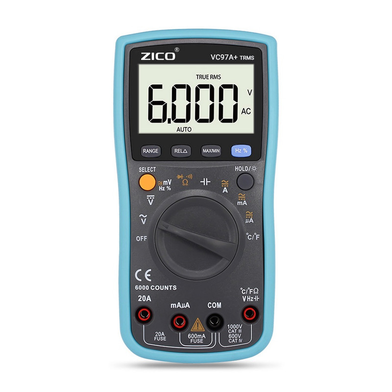 خرید و قیمت مولتی متر دیجیتال زیکو مدل VC97A+