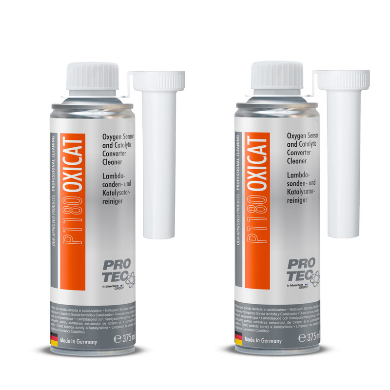 تمیزکننده کامل سنسورهای اکسیژن و مبدل کاتالیست پروتک مدل Oxicat P1180 حجم 375 میلی لیتر بسته 2 عددی