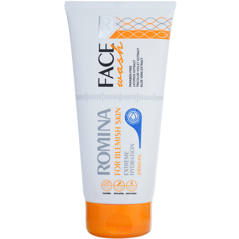ژل شستشوی صورت رومینا مدل Extreme Hydration حجم 200 میلی لیتر