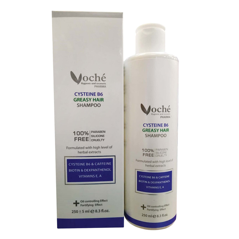 شامپو ضد ریزش مو وچه مدل CYSTEINE B6 حجم 250 میلی لیتر
