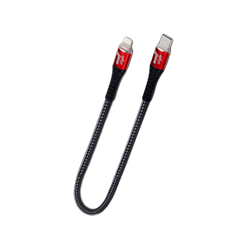 خرید و قیمت کابل تبدیل USB-C به لایتنینگ فوموتک مدل WS-119 I طول 0.25 متر