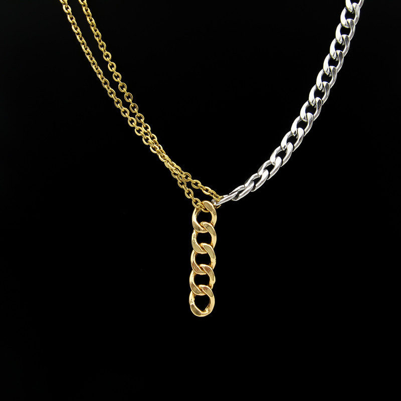 گردنبند طلا 18 عیار زنانه مانچو مدل sfg665