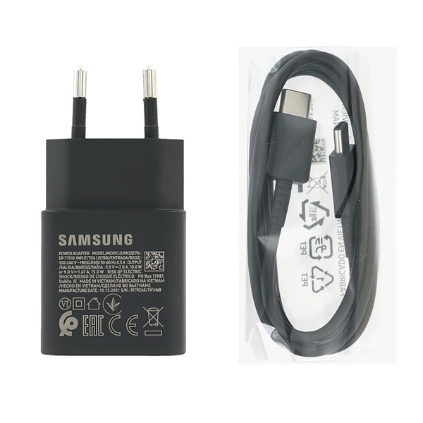 شارژر دیواری 15 وات سامسونگ مدل EP-T1510 به همراه کابل تبدیل USB-C7