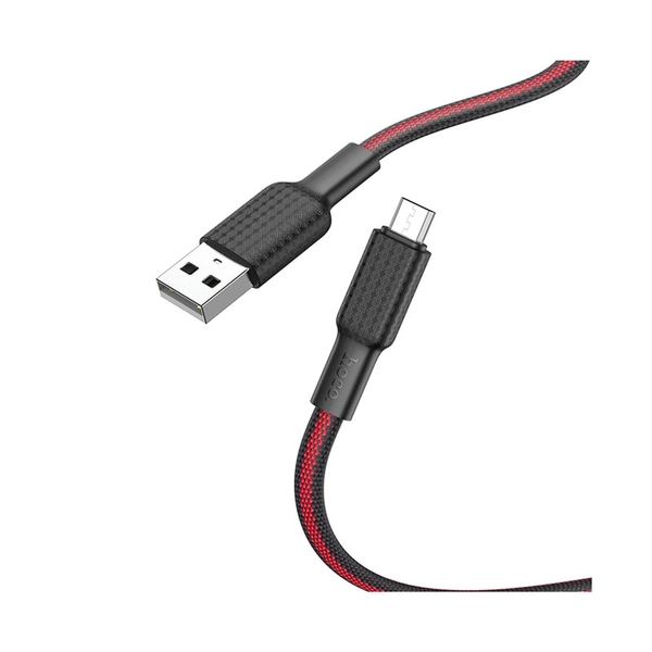 کابل تبدیل USB به MICROUSB هوکو مدل X69 ANTI-WINDING طول 1 متر 00