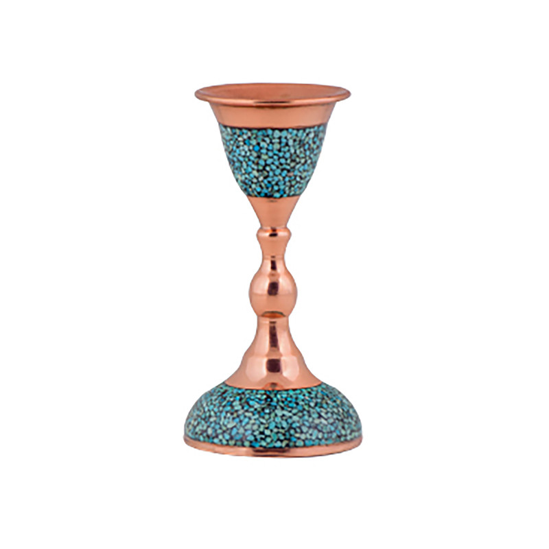 شمعدان فیروزه کوب آقاجانی مدل 04