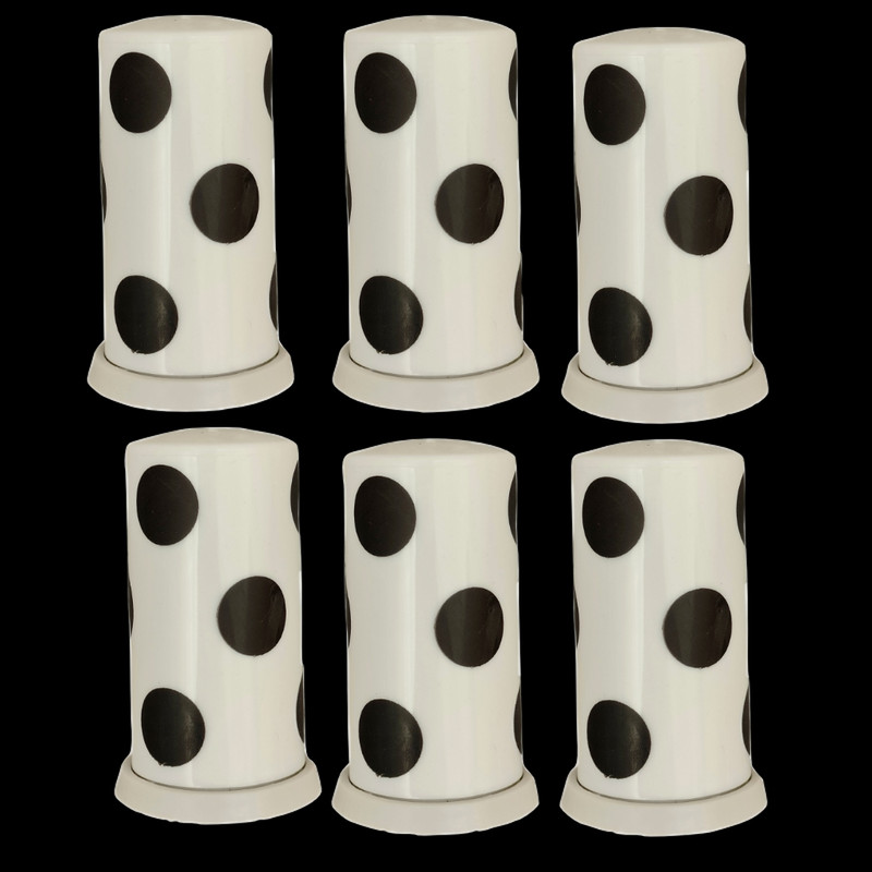 نمک پاش طرح خال خال بسته 6 عددی