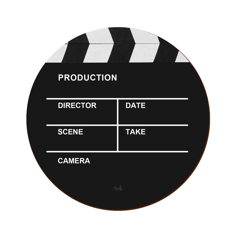 زیر لیوانی لوکسینو مدل کلاکت طرح سینمایی کد SHAHRAD_19