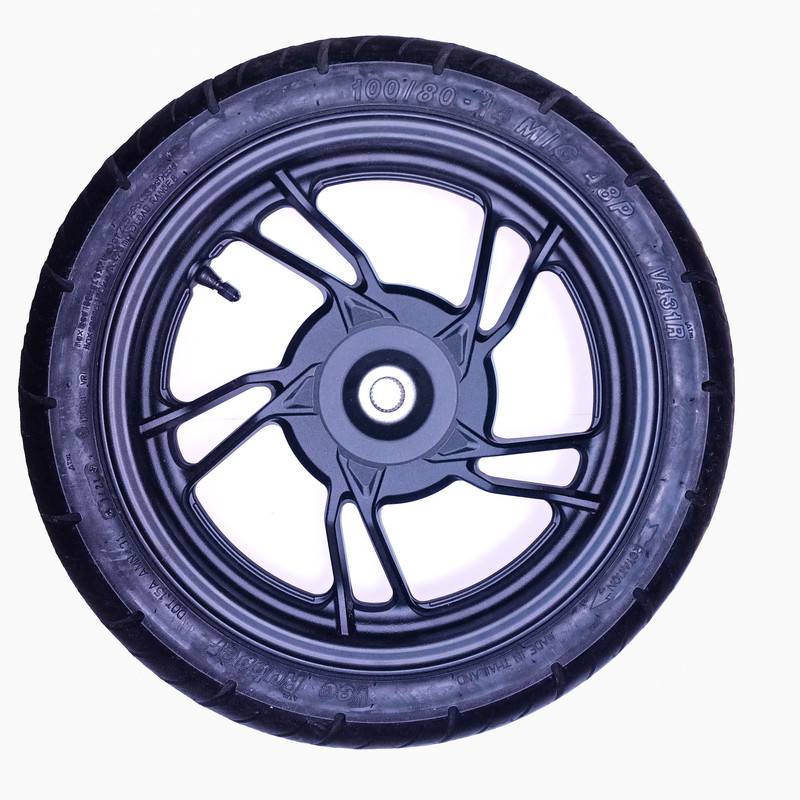 رینگ و لاستیک عقب موتورسیکلت هوندا کد MF2000145 مناسب برای موتورسیکلت هوندا کلیک