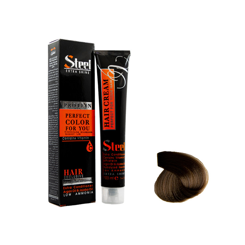 رنگ مو استیل مدل Professional شماره 7.68 حجم 100 میلی لیتر رنگ بلوند تنباکویی روشن