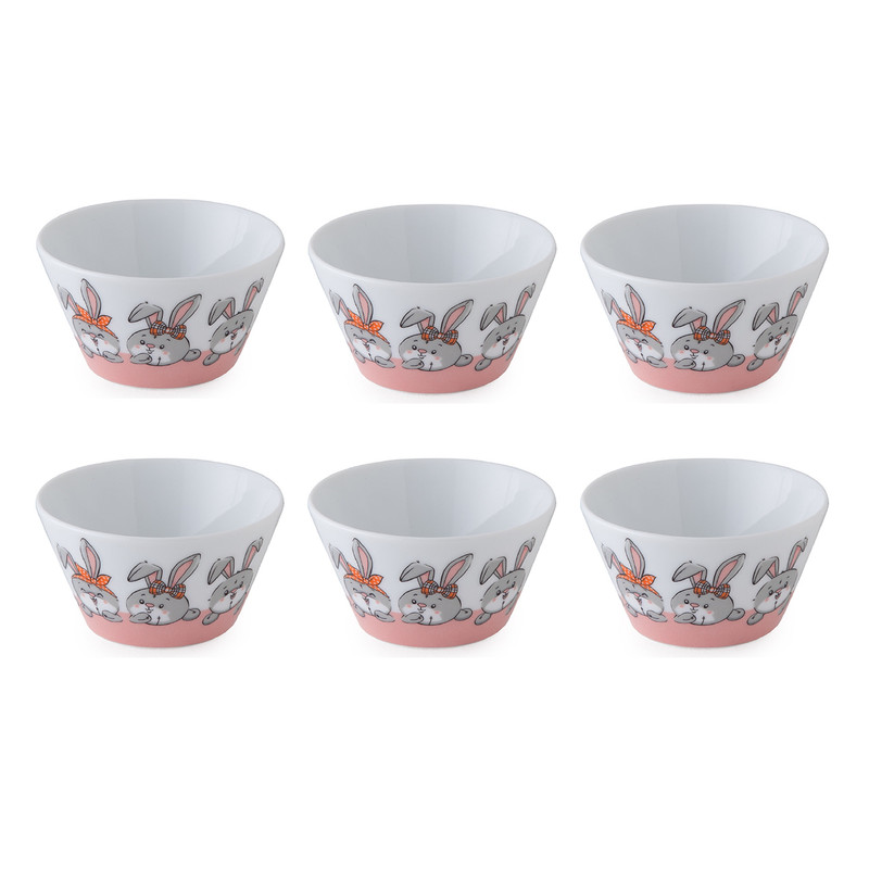 پیاله زی مدل فرم اس 9 هپی ربیت درجه عالی بسته 6 عددی