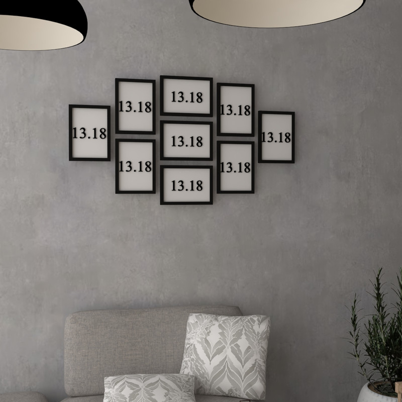 قاب عکس مدل 215 مجموعه 9 عددی