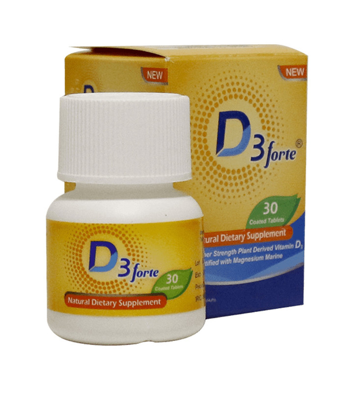 قرص ویتامین D3 فورت هولیستیکا بسته 30 عددی