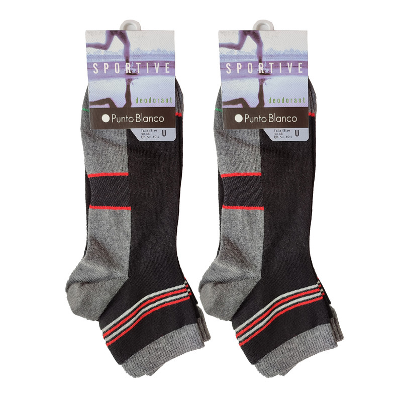 جوراب مردانه پونتو بلانکو مدل کتان اسپرتیو 599-00-74714 بسته دو عددی