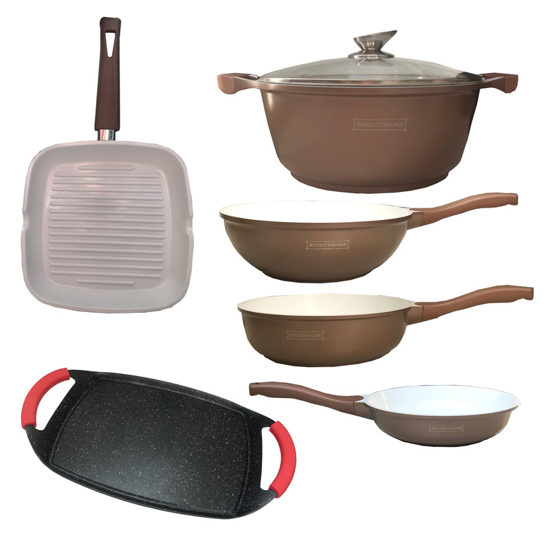 خرید و قیمت سرویس پخت و پز 9 پارچه رویالتی لاین مدل RL-BS1009C