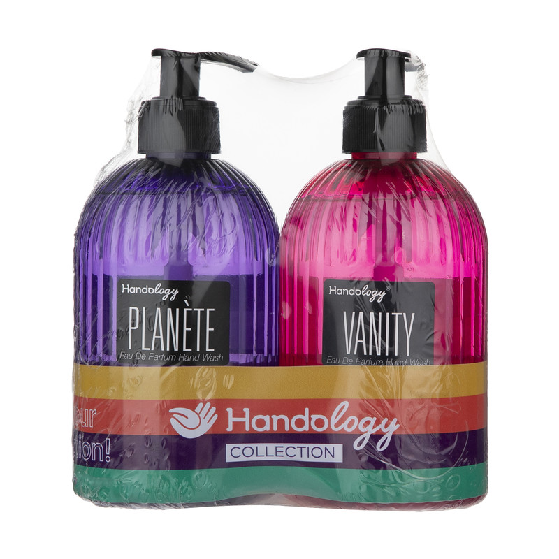 خرید و قیمت مایع دستشویی هندولوژی مدل planete vanity حجم 470 میلی لیتر مجموعه 2 عددی