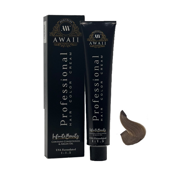 خرید و قیمت رنگ مو آوایی شماره 7.2 حجم 120 میلی لیتر رنگ بلوند زیتونی متوسط