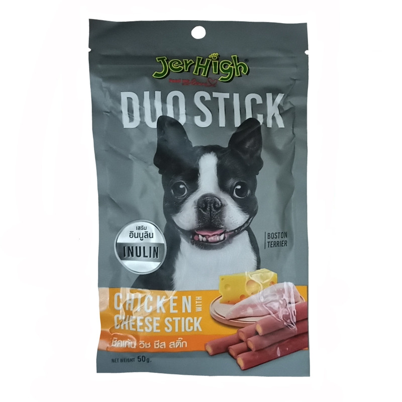 غذای تشویقی سگ جرهای مدل Chicken_Chees وزن 50 گرم