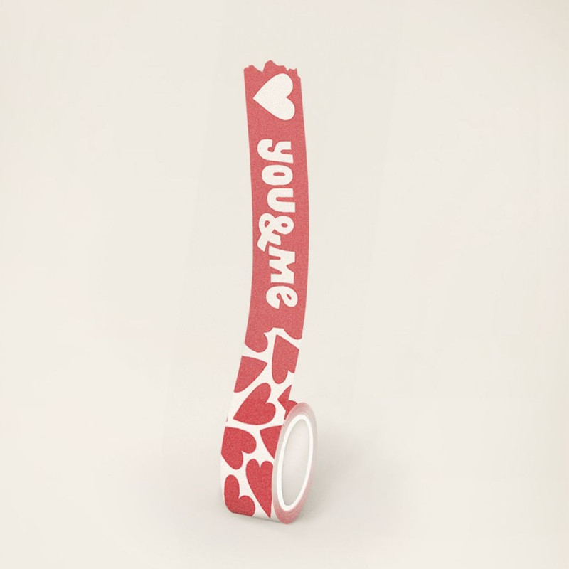 خرید و قیمت چسب نواری مریخ مدل واشی you and me 4052 عرض 2 سانتیمتر