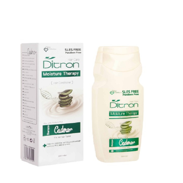 شامپو و نرم کننده مو دیترون مدل therapy حجم 200 میلی لیتر
