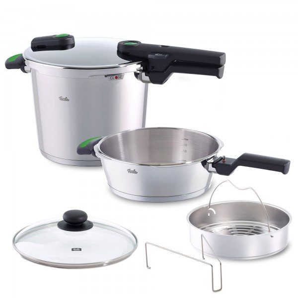 خرید و قیمت زودپز دوقلو فیسلر مدل Vitaquick green گنجایش 6 لیتر