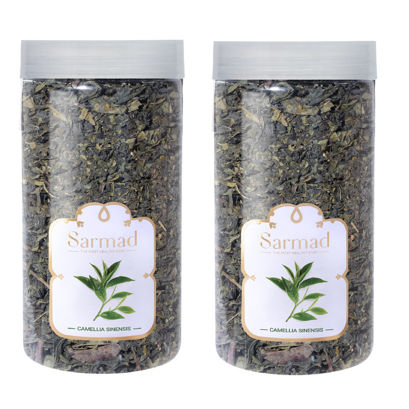 خرید و قیمت چای سبز ایرانی ممتاز سرمد - 150 گرم بسته 2 عددی