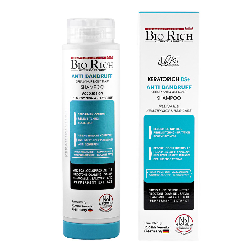 شامپو مو بیو ریچ مدل ضد شوره حجم 250 میلی لیتر