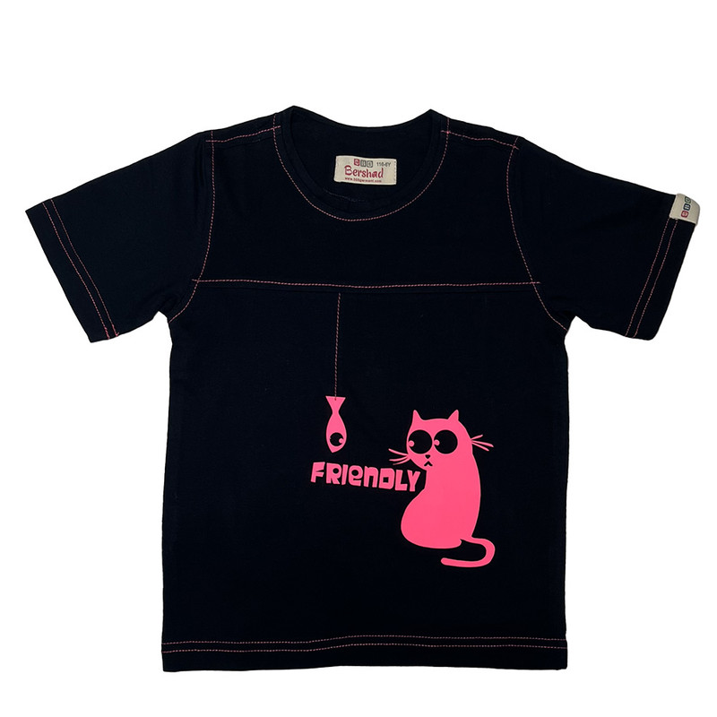 تی شرت آستین کوتاه بچگانه برشاد مدل S102