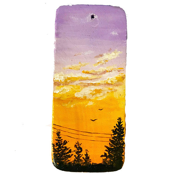 دیوار کوب چوبی مدل 03