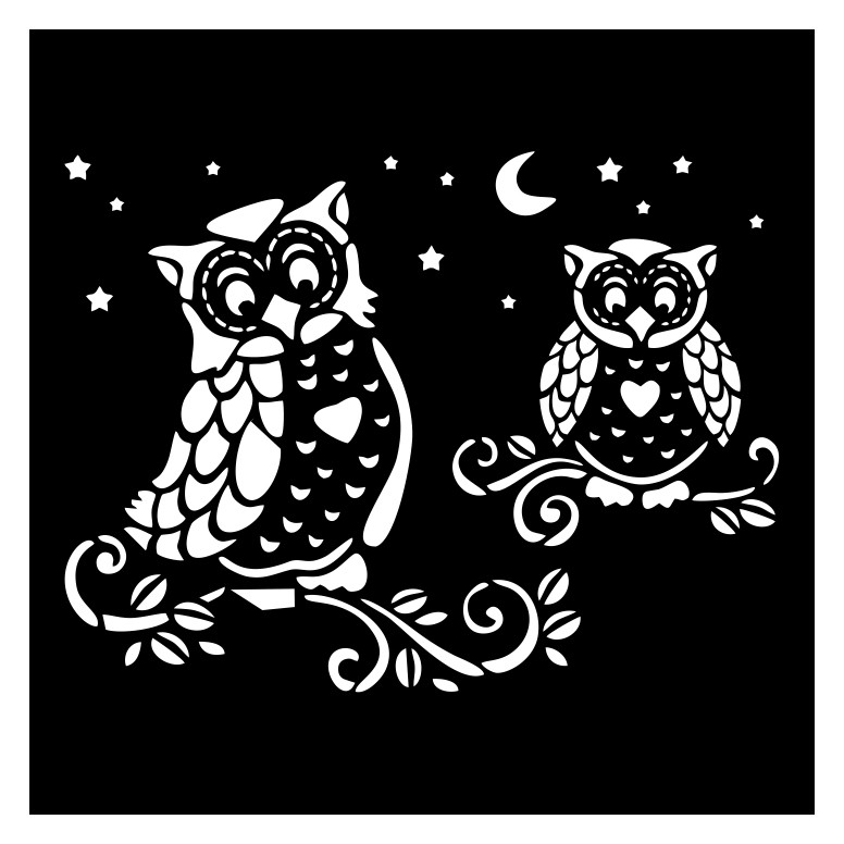 شابلون مدل جغد کد SP705-2