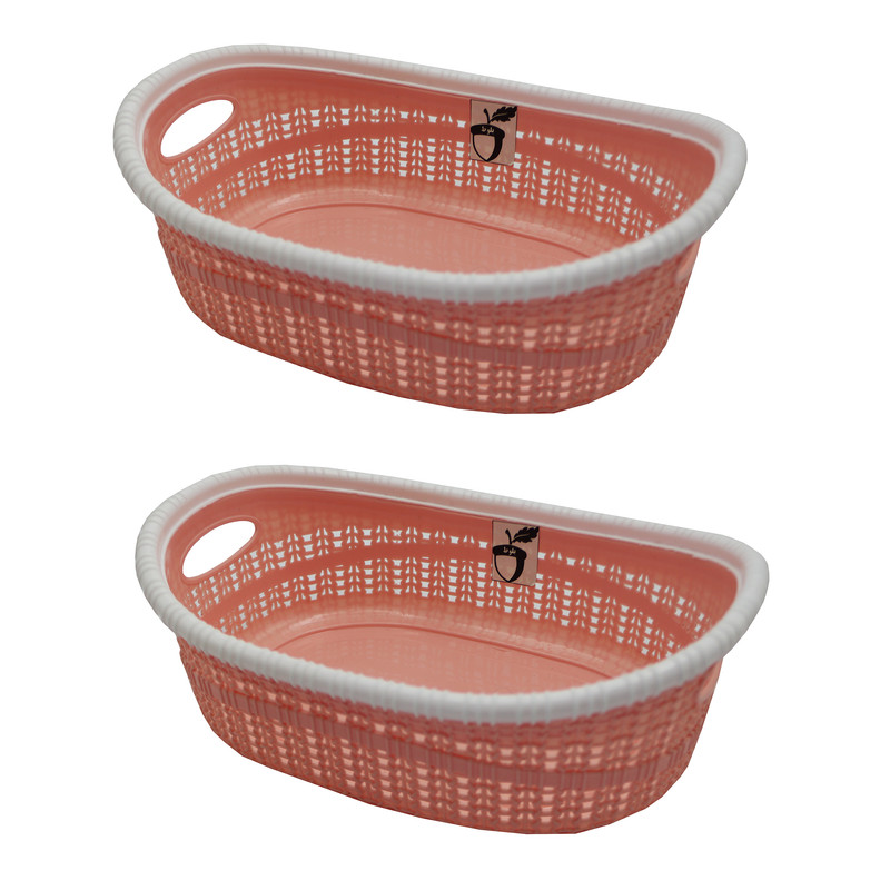 سبد نان مدل بلوط کد YPBA-25CM مجموعه 2 عددی