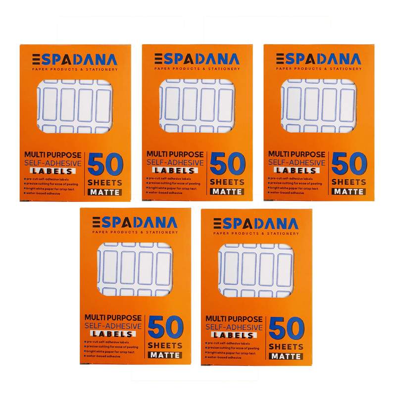 برچسب اسپادانا کد 105 مجموعه 250 عددی