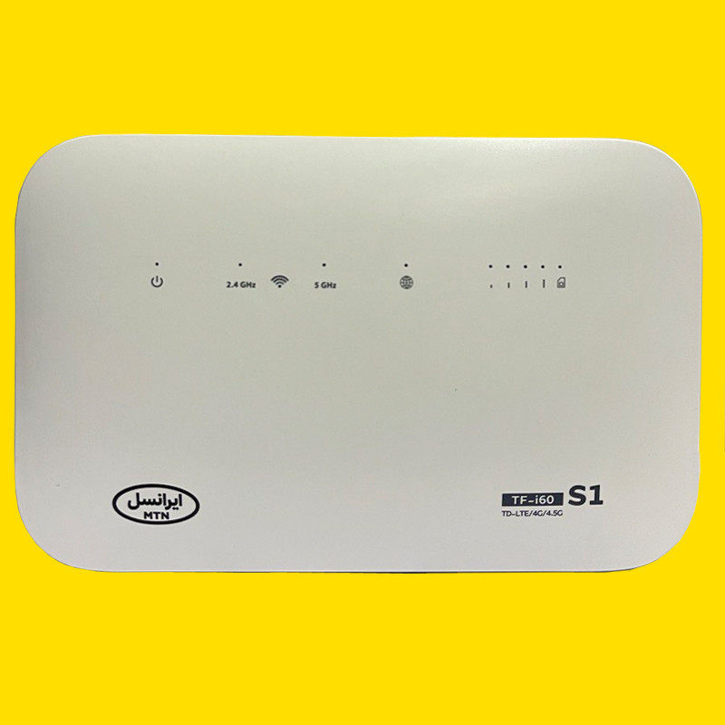 مودم 4G/TD-LTE ایرانسل مدل TF-i60 s1 به همراه سیم کارت TD-LTE و 1000گیگ اشتراک یکساله