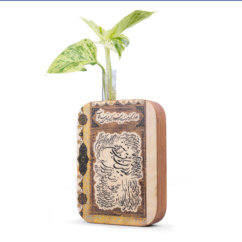 گلدان دکوری راکورد مدل P-122B طرح مشق عشق