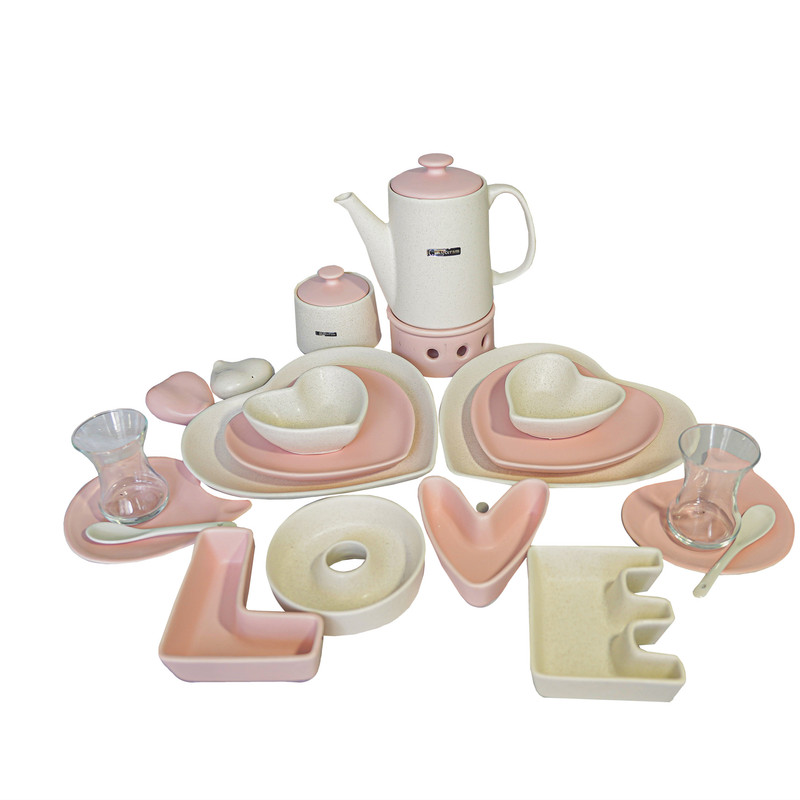 خرید و قیمت سرویس صبحانه خوری 23 پارچه آی سرام مدل پیزا 2023