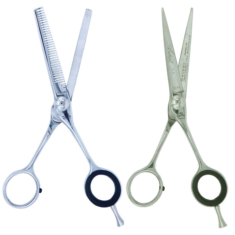 خرید و قیمت قیچی حرفه ای آرایشگاهی پریماکس مدل PJ824146003 بسته 2 عددی