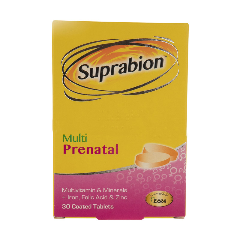 خرید و قیمت قرص مولتی پریناتال سوپرابیون بسته 30 عددی