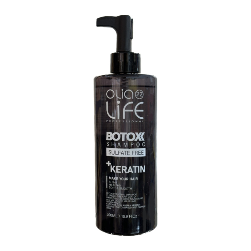 خرید و قیمت شامپو و نرم کننده مو اولیا لایف مدل Botox حجم 500 میلی لیتر