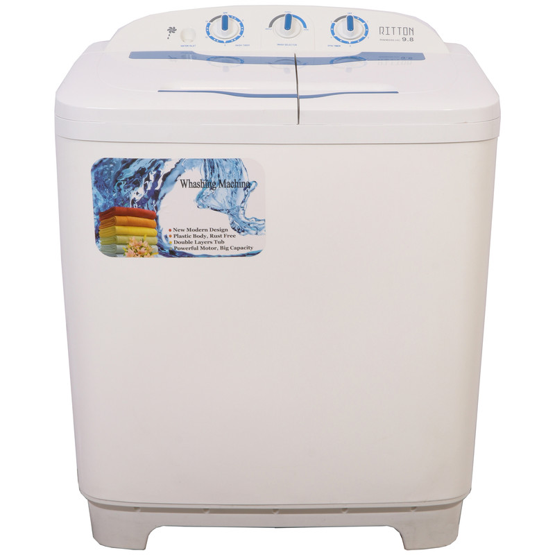 خرید و قیمت ماشین لباسشویی دوقلو ریتون مدل RWM 980.HC ظرفیت 10 کیلوگرم