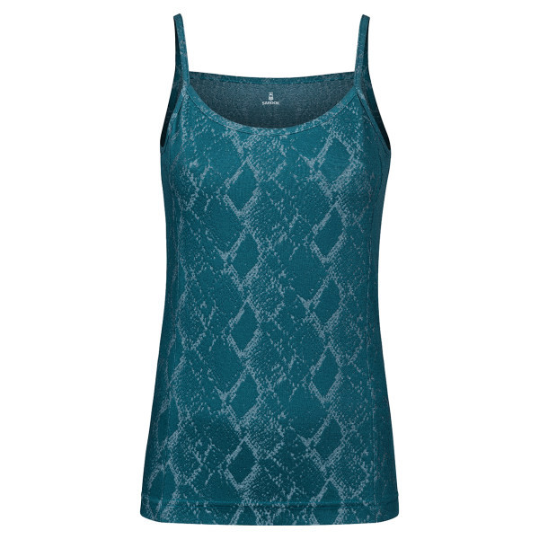 تاپ زنانه ساروک مدل پوست ماری رنگ یشمی