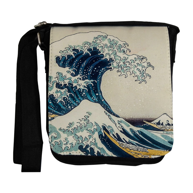 کیف رودوشی طرح موج بزرگ کد nb112