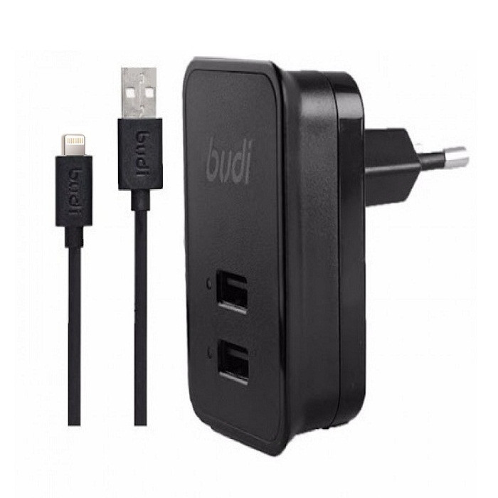 شارژر دیواری بودی مدل M8J053E به همراه کابل تبدیل لایتنینگ