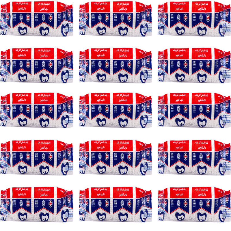 باند پانسمان دایا تجهیز استوار مدل کنار بافت 10 سانتی متر مجموعه 15 عددی