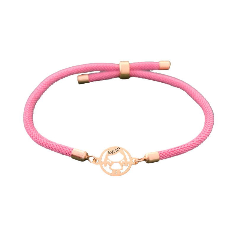 خرید و قیمت دستبند طلا 18 عیار دخترانه لیردا مدل اسم آیسان